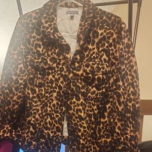 Jessica London Animal Print Jacket